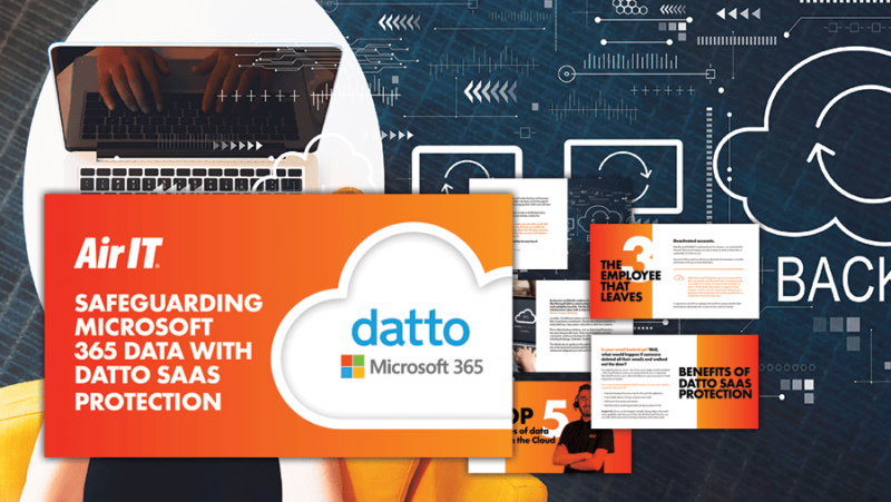 microsoft datto backup ebook with a free download cta