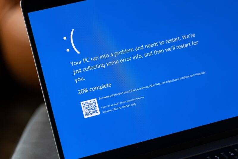 Blue Screen of Death (BSoD)